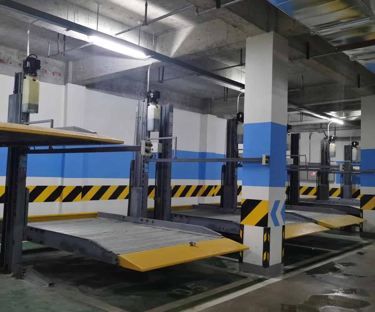 雙柱立體停車設備過規劃